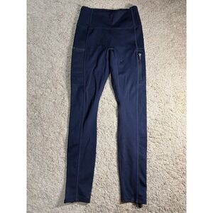 Fabletics Motion 365 Leggings Women Small Pockets Zippers Black Athleisure